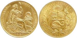 100 Sol Perú Oro 