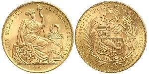 100 Sol Perú Oro 