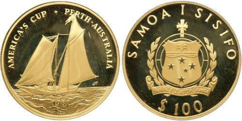 100 Tala Samoa (1962 - ) Gold 