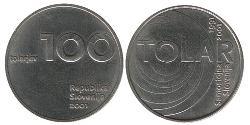 100 Tolar Slovénie Cuivre/Nickel 