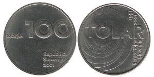 100 Tolar 斯洛文尼亚 (1991 - ) 銅/镍 