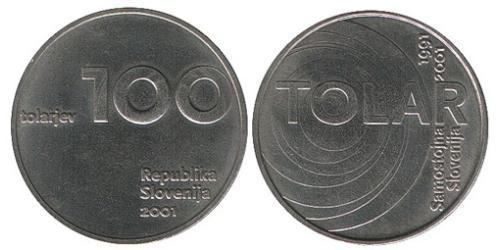100 Tolar 斯洛文尼亚 (1991 - ) 銅/镍 