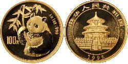 100 Yuan Volksrepublik China Gold 
