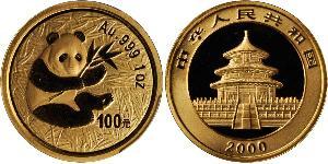 100 Yuan Cina Oro 