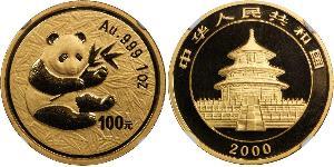 100 Yuan Cina Oro 