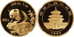 100 Yuan Cina Oro 