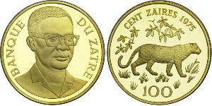 100 Zaire Republic of Zaire (1971 - 1997) Or 