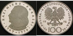 100 Zloty Pologne Argent 