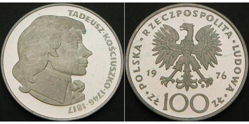 100 Zloty Pologne Argent 