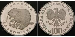 100 Zloty Polonia Argento 
