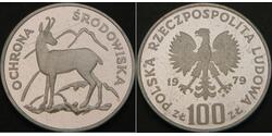 100 Zloty Polonia Argento 