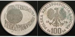 100 Zloty Polonia Argento 