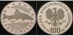 100 Zloty Polonia Argento 