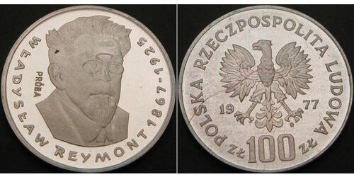100 Zloty Polonia Argento 