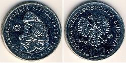 100 Zloty Volksrepublik Polen (1952-1990) Kupfer/Nickel 