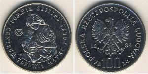 100 Zloty Volksrepublik Polen (1952-1990) Kupfer/Nickel 