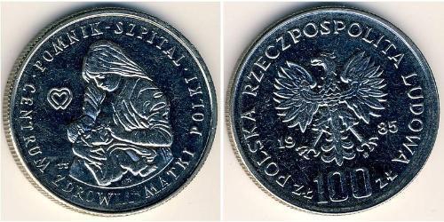 100 Zloty Volksrepublik Polen (1952-1990) Kupfer/Nickel 
