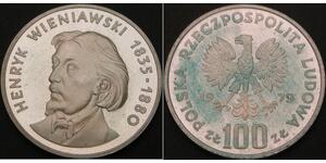 100 Zloty Polonia Plata 