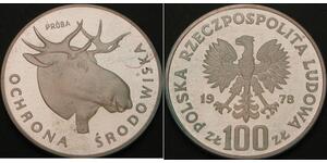 100 Zloty Polonia Plata 