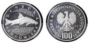 100 Zloty Polonia Plata 