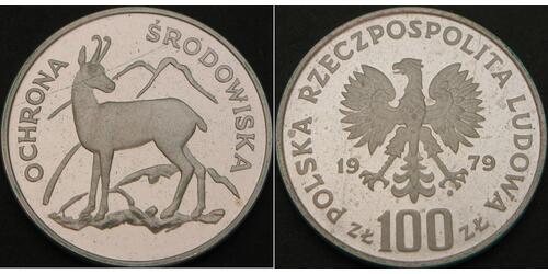 100 Zloty Polonia Plata 