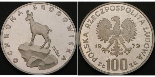 100 Zloty Polonia Plata 