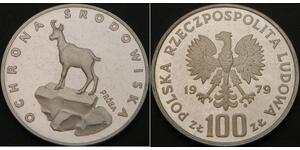 100 Zloty Polen Silber 