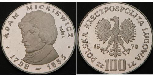 100 Zloty Polen Silber 