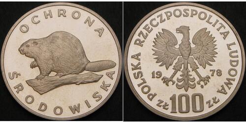 100 Zloty Polen Silber 