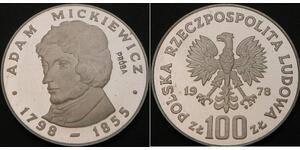 100 Zloty Poland Silver 