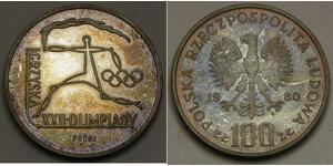 100 Zloty 波兰 銀 