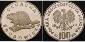 100 Zloty 波兰 銀 