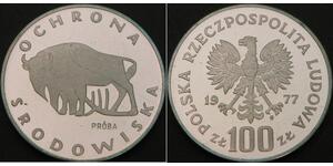 100 Zloty 波兰 銀 