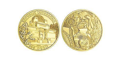 100 Євро Австрійська Республіка (1955 - ) Золото 