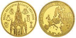 100 Євро Бельгія Золото 