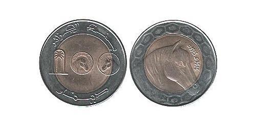 100 Динар Algeria (1962 - ) Біметал 