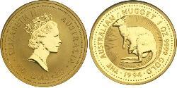 100 Долар Австралія (1939 - ) Золото Єлизавета II (1926-2022)