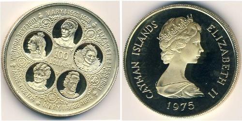100 Долар Кайманові Острови (1670 - ) Золото 