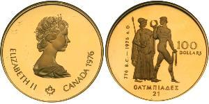100 Долар Канада Золото Єлизавета II (1926-2022)
