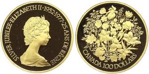 100 Долар Канада Золото Єлизавета II (1926-2022)