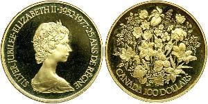 100 Долар Канада Золото Єлизавета II (1926-2022)