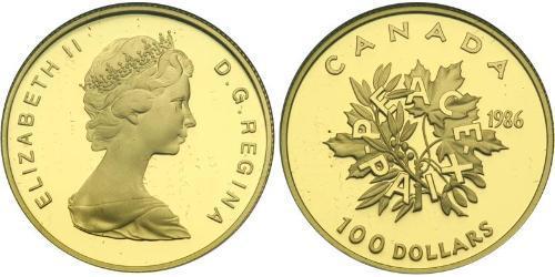 100 Долар Канада Золото Єлизавета II (1926-2022)