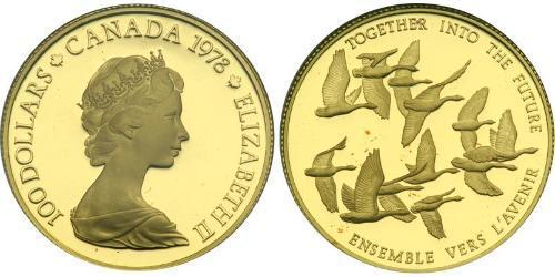 100 Долар Канада Золото Єлизавета II (1926-2022)