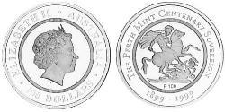 100 Доллар Австралия (1939 - ) Серебро Елизавета II (1926-2022)