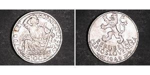 100 Крона Чехословакія (1918-1992) Срібло 