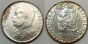 100 Крона Чехословакія (1918-1992) Срібло Joseph Stalin