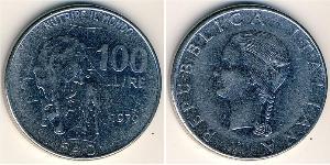 100 Лира Италия Сталь 