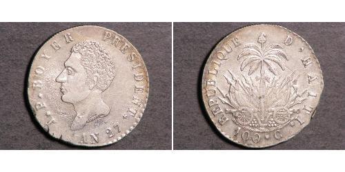 100 Сантим Гаити (1804 - ) Серебро 