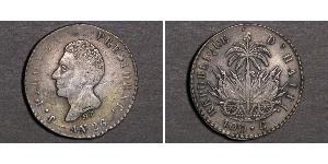 100 Сантім Гаїті (1804 - ) Срібло 