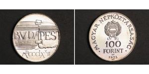 100 Форинт Венгерская Народная Республика (1949 - 1989) Серебро 